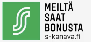 Meiltä saat Bonusta. S-kanava.fi.